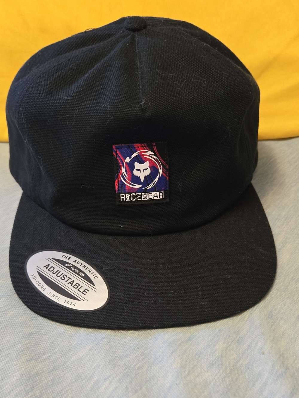 Fox Rarewear Black Logo Snapback Hat